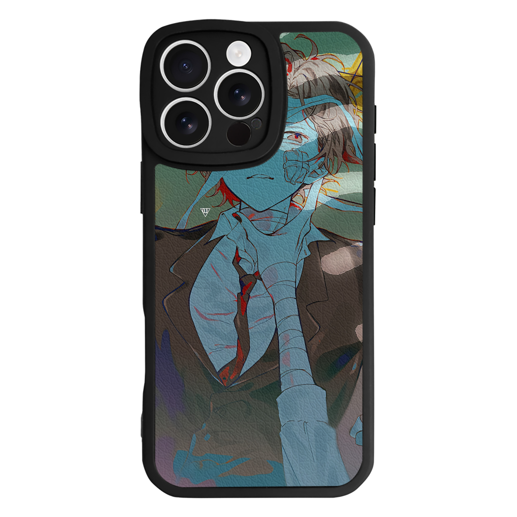 （画像用） 文豪ストレイドッグス Bungo Stray Dogs 【iPhone 16シリーズ対応】シリコンスマホケース（レザー調） 材質：シリコン
